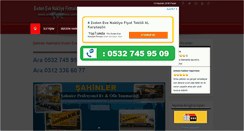 Desktop Screenshot of evdenevesitesi.com