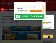 Tablet Screenshot of evdenevesitesi.com